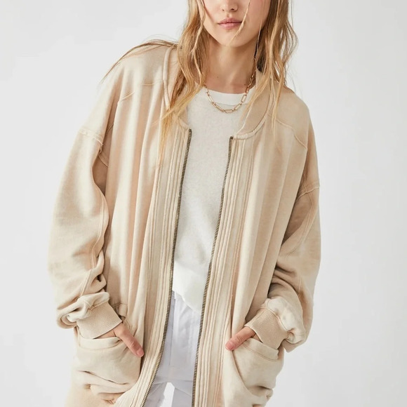 NWOT‎ Free People Robby Oversized Jacket - Picture 2 of 5